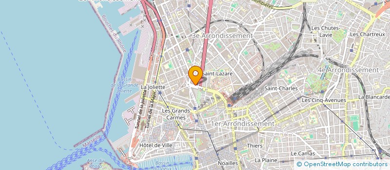 localisation de l'entreprise ASS TROIS à MARSEILLE