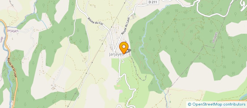 localisation de l'entreprise ASS TROIS CHATEAUX  JARJAYES