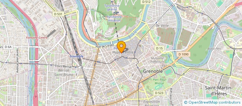 localisation de l'entreprise ASS  TROIS FOIS RIEN  GRENOBLE