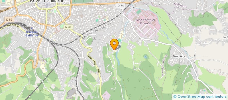 localisation de l'entreprise ASS TSFTC  BRIVE-LA-GAILLARDE