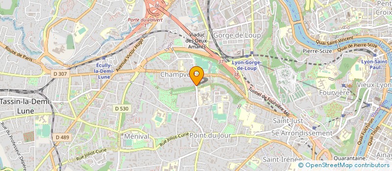 localisation de l'entreprise ASS TURAK THEATRE à LYON