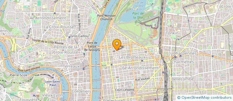 localisation de l'entreprise ASS TUTEL MAJEUR PROTEGE RHONE  LYON