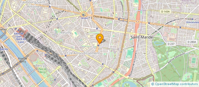 localisation de l'entreprise ASS  U.N.A.P.A.  PARIS