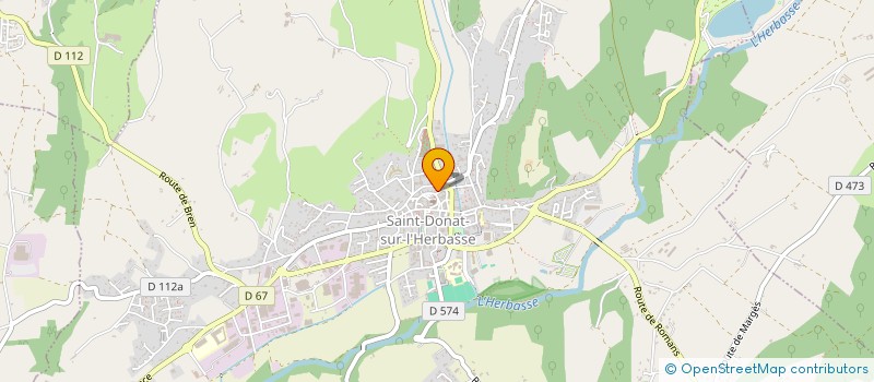 localisation de l'entreprise ASS UN CERTAIN REGARD  SAINT-DONAT-SUR-L'HERBASSE