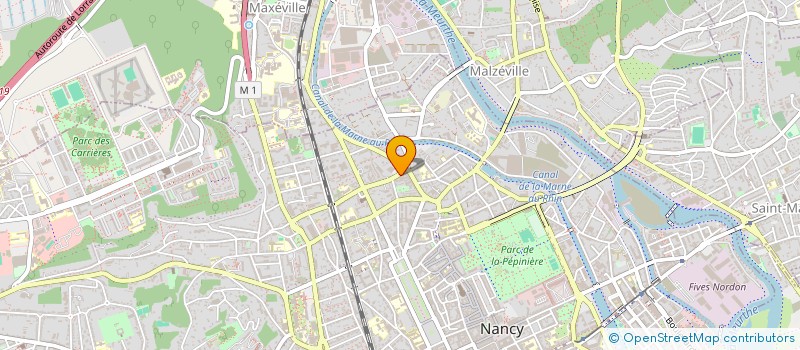 localisation de l'entreprise ASS  UN CHANT NOUVEAU  NANCY