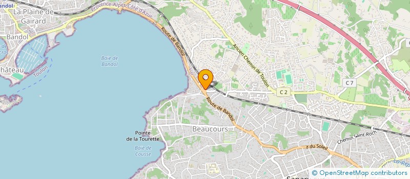 localisation de l'entreprise ASS UN PETIT COIN DE PARADIS à SANARY-SUR-MER