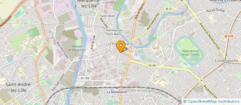 localisation de l'entreprise ASS UNC AFN à MARCQ-EN-BARŒUL
