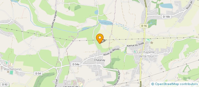 localisation de l'entreprise ASS  UNE ROUTE DU TABAC DAUPHINE SAVOIE  LA TOUR-DU-PIN