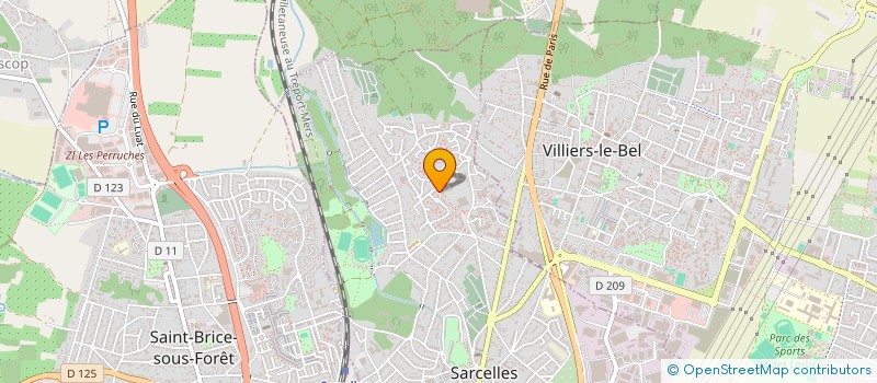 localisation de l'entreprise ASS UNICOM  SARCELLES