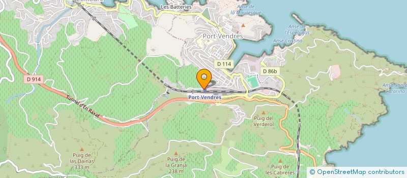 localisation de l'entreprise ASS  UNION BOULISTE PORT VENDRAI CHEMINO  PORT-VENDRES