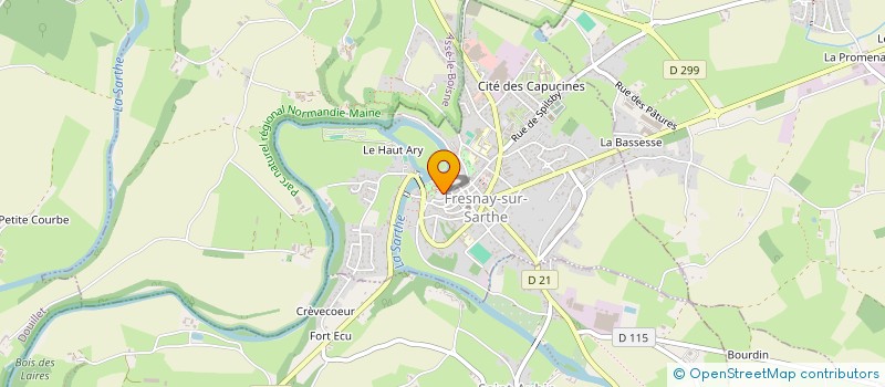 localisation de l'entreprise ASS UNION COMMERCANTS ET ARTISANS à FRESNAY-SUR-SARTHE