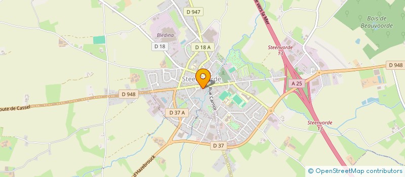 localisation de l'entreprise ASS  UNION COMMERCIALE  STEENVOORDE