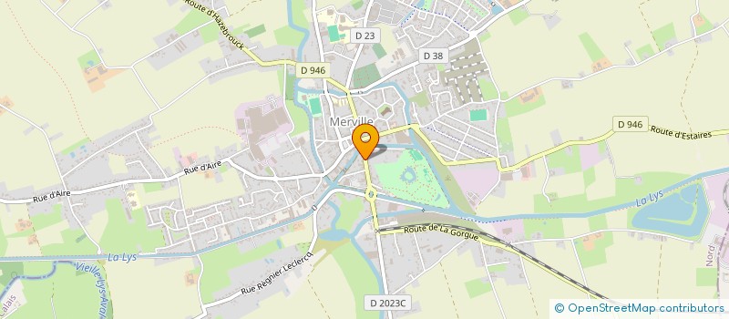 localisation de l'entreprise ASS  UNION COMMERCIALE DE MERVILLE  MERVILLE