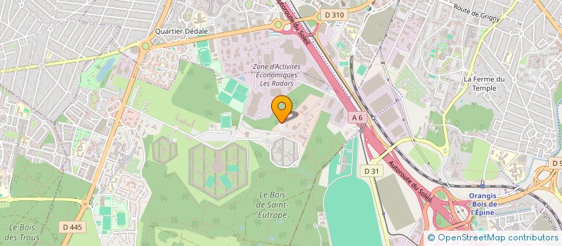 localisation de l'entreprise ASS UNION DEPART SAPEUR POMPIER ESSONNES  FLEURY-MEROGIS