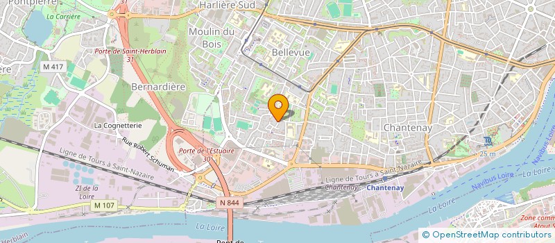 localisation de l'entreprise ASS UNION DEPARTEMENTALE ANCIENS COMBAT à NANTES