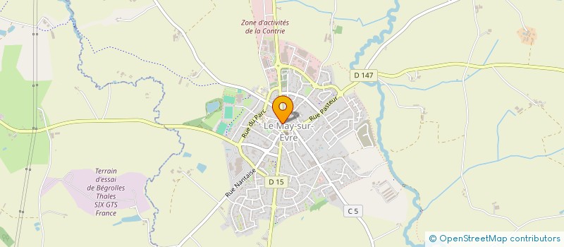 localisation de l'entreprise ASS UNION DES COMMERCANTS  LE MAY-SUR-EVRE