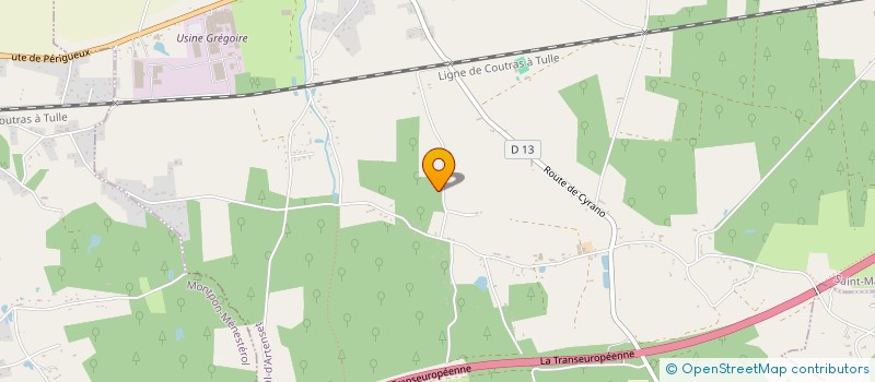 localisation de l'entreprise ASS UNION DES SOCIETES MUSICALES  ST MARTIAL D ARTENSET