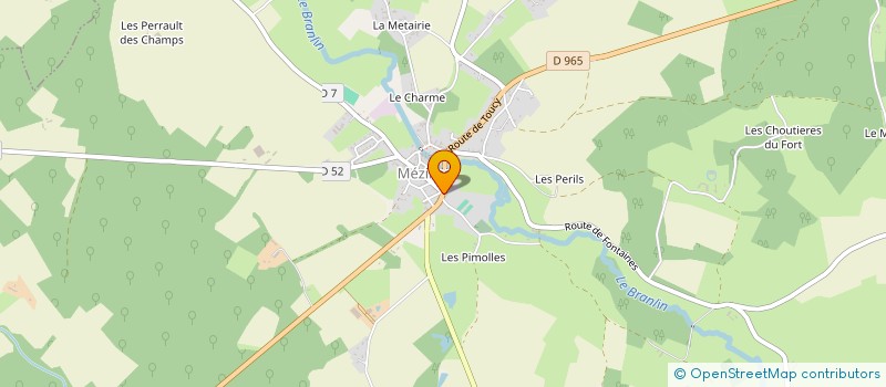 localisation de l'entreprise ASS UNION FAMILIALE MEZILLE  MEZILLES