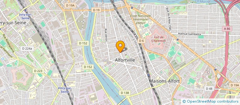 localisation de l'entreprise ASS  UNION FRANCAISE DES COMBATTANTS à ALFORTVILLE