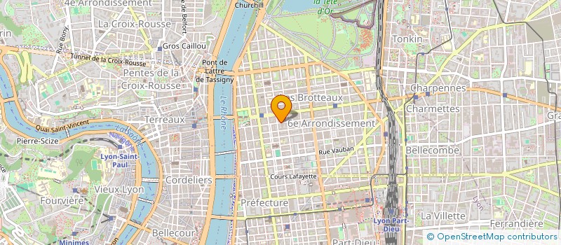 localisation de l'entreprise ASS UNION IMMONBILIERE DES BROTTEAUX  LYON