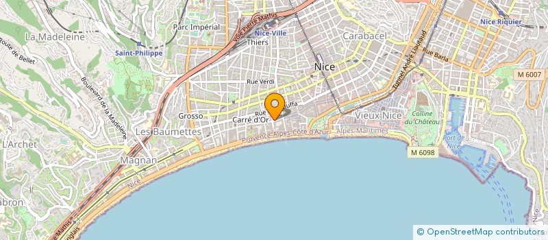 localisation de l'entreprise ASS UNION LIBERALE ISRAELITE DE FRANCE à NICE