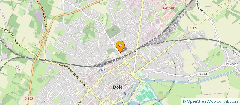 localisation de l'entreprise ASS UNION MOTOCYCLISTE DOLOISE à DOLE