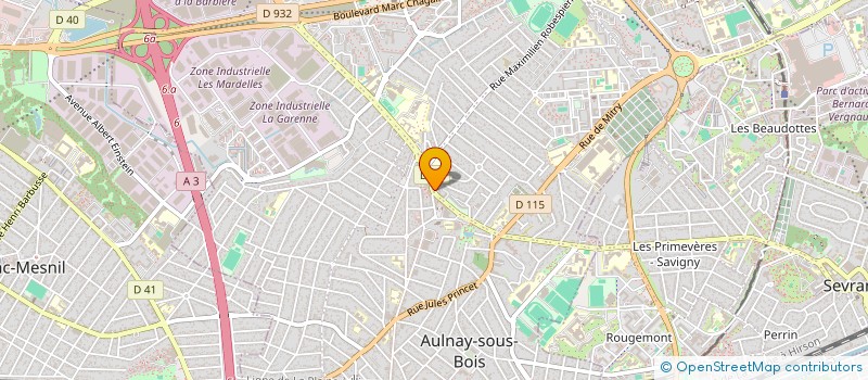 localisation de l'entreprise ASS UNION MOTOCYCLISTE SEINE SAINT DENIS à AULNAY-SOUS-BOIS