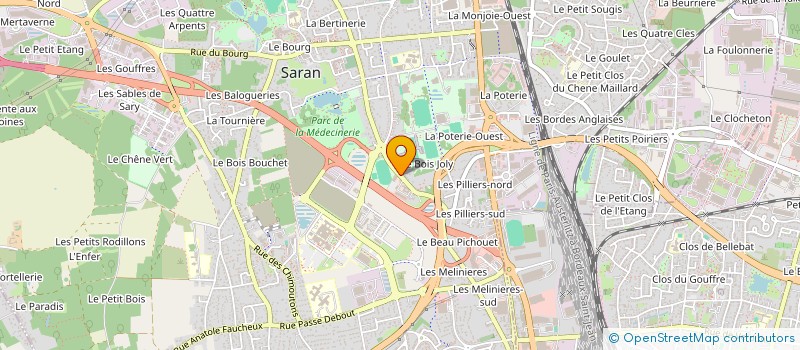 localisation de l'entreprise ASS UNION MUSICALE AYDES à SARAN