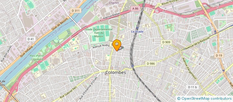 localisation de l'entreprise ASS UNION NATIONALE DES ASSOC FELINES à COLOMBES