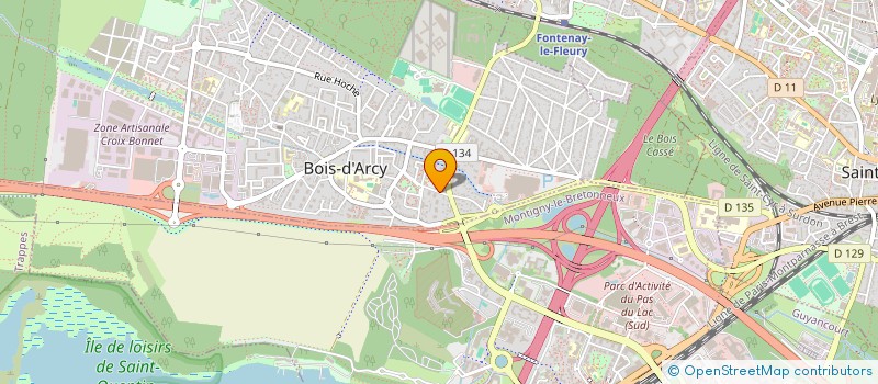 localisation de l'entreprise ASS  UNION NATIONALE DES COMBATTANTS  BOIS-D'ARCY