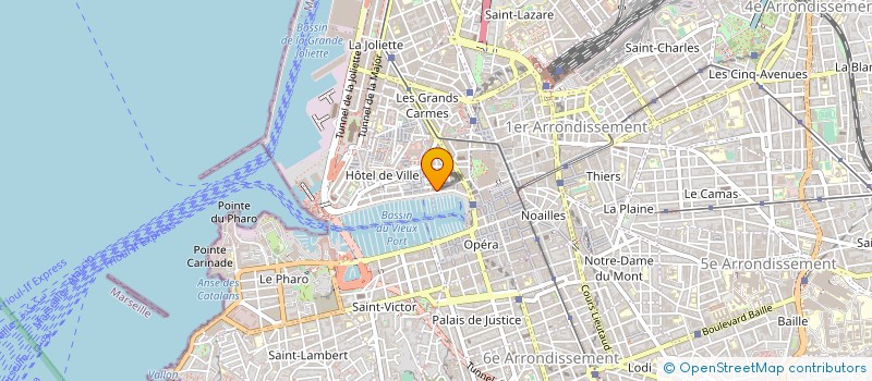 localisation de l'entreprise ASS UNION NAUTIQUE PROVENCALE à MARSEILLE