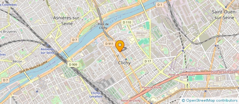 localisation de l'entreprise ASS UNION POPULAIRE DE CLICHY à CLICHY