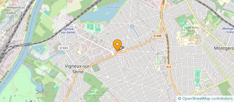 localisation de l'entreprise ASS UNION PROFESSIONNELLE INTERCOMMUNALE à VIGNEUX-SUR-SEINE