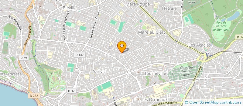 localisation de l'entreprise ASS  UNION SANVICAISE AMICALE à LE HAVRE