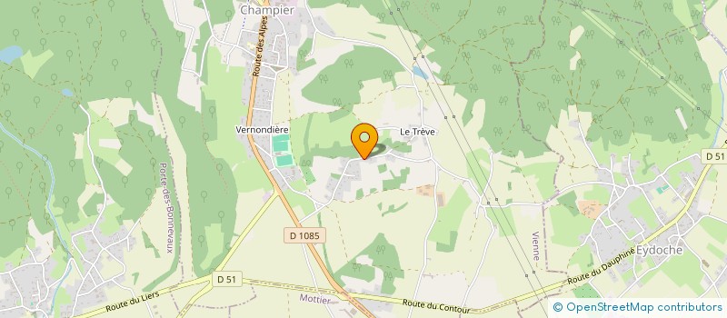 localisation de l'entreprise ASS UNION SPORTIVE CHAMPIEROISE  CHAMPIER