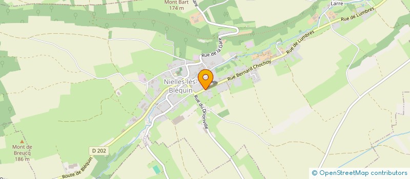 localisation de l'entreprise ASS UNION SPORTIVE DE NIELLES  NIELLES-LES-BLEQUIN