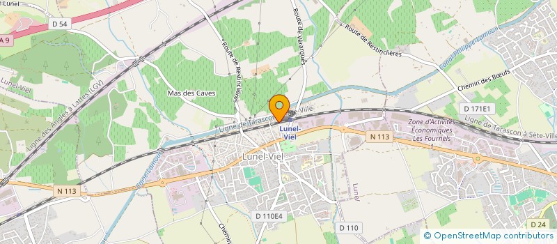 localisation de l'entreprise ASS UNION SPORTIVE OMNISPORTS à LUNEL