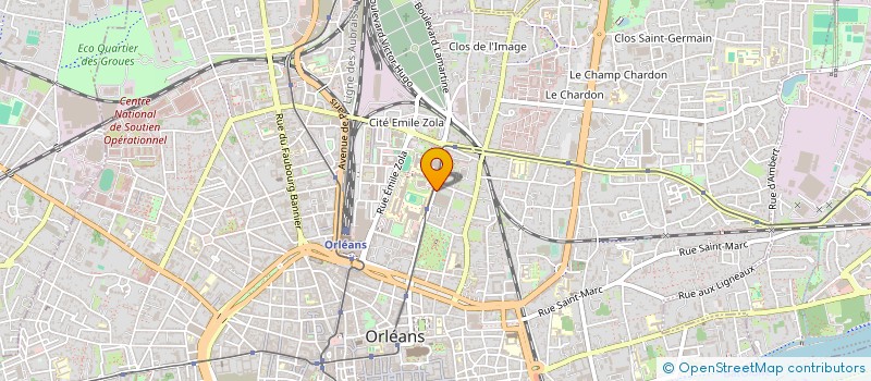 localisation de l'entreprise ASS UNION SPORTIVE ORLEANAISE BASKET à ORLEANS