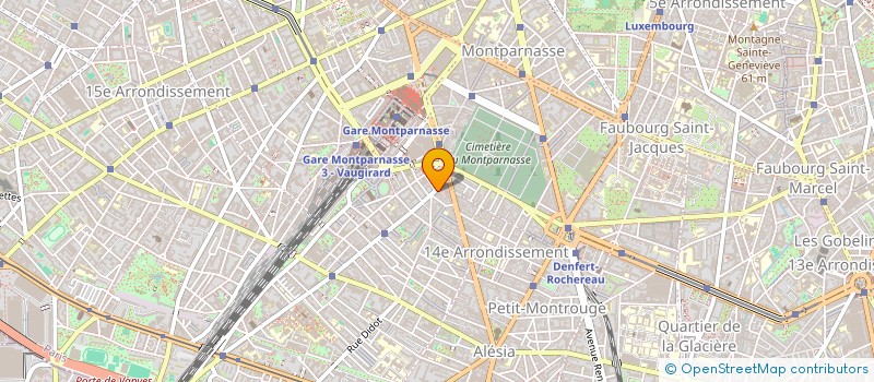 localisation de l'entreprise ASS UNION SPORTIVE SOCIALE INTER MINIST  PARIS