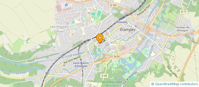 localisation de l'entreprise ASS  UNION SYNDICATS AGRICOLES CORBEIL  ETAMPES