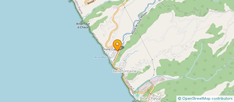 localisation de l'entreprise ASS  UNITE ET PERSEVERANCE  LE CARBET