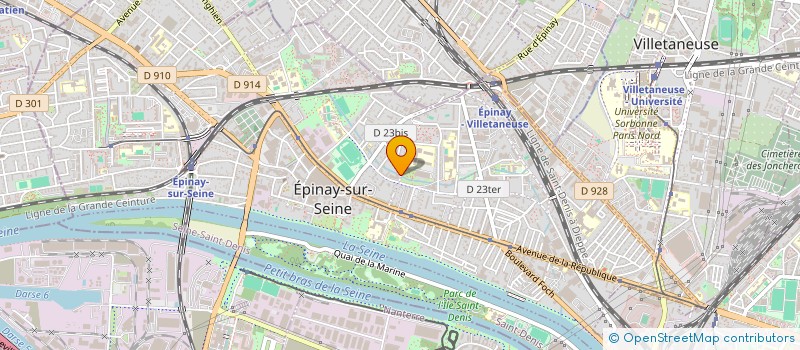localisation de l'entreprise ASS UNITE POUR L EDUCATION à EPINAY-SUR-SEINE