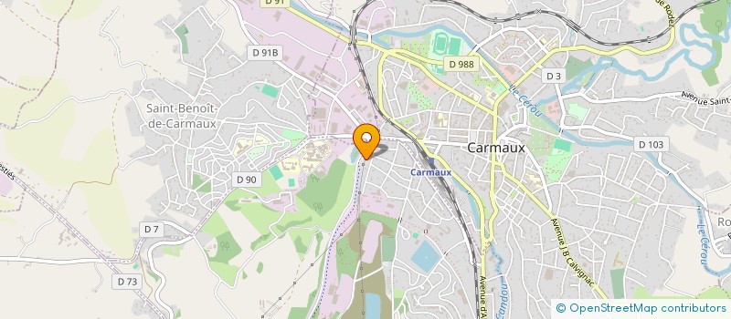 localisation de l'entreprise ASS UNITES DE VIE  BLAYE-LES-MINES