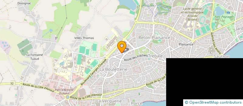 localisation de l'entreprise ASS UNIVERS CULTURE  SAINT-NAZAIRE