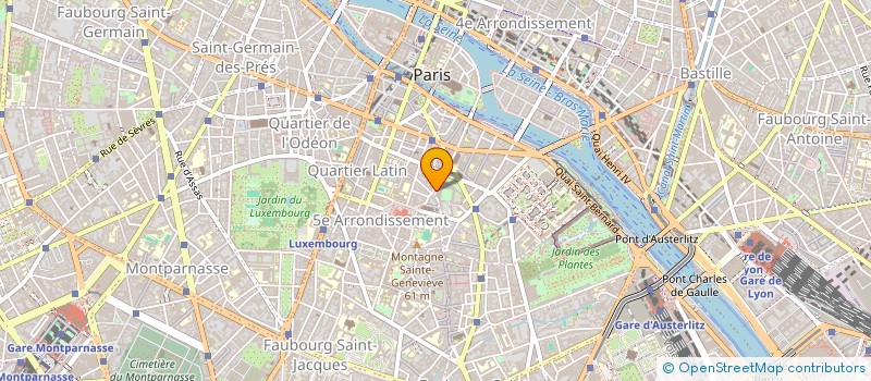 localisation de l'entreprise ASS UNIVERSITE EUROPEENNE  PARIS