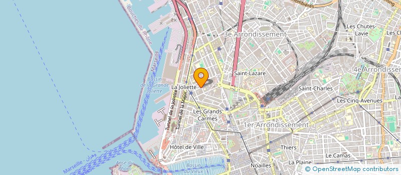 localisation de l'entreprise ASS URBAN MUSICAE à MARSEILLE 2EME