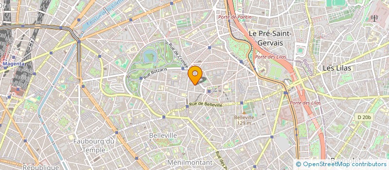 localisation de l'entreprise ASS URBANISME ET ART CONTEMPORAIN  PARIS