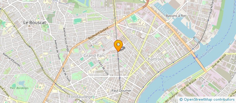 localisation de l'entreprise ASS URGENCES MEDICALES BORDEAUX  BORDEAUX