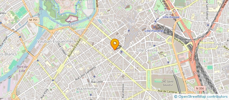 localisation de l'entreprise ASS URNAR à LILLE