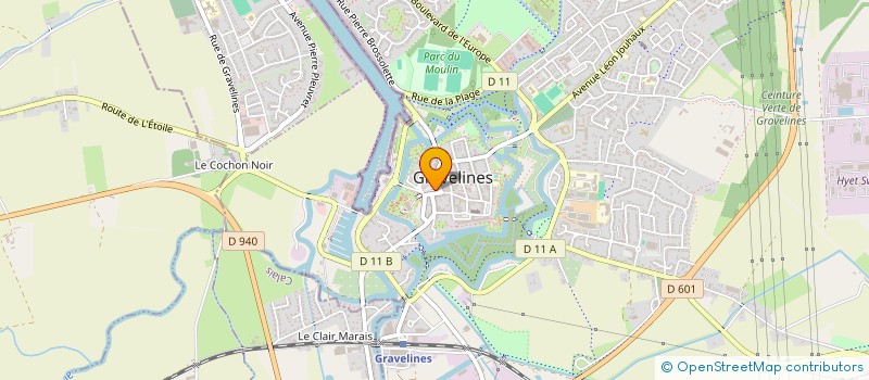 localisation de l'entreprise ASS  US GRAVELINOISE à GRAVELINES